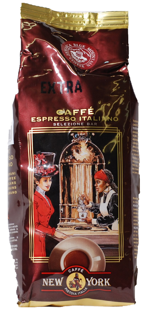 Caffé New York - "Extra" in ganzen Bohnen 250g Packungen