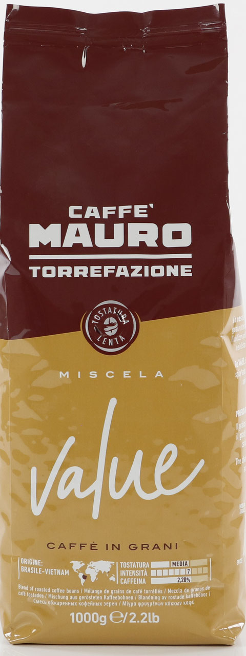 Caffé Mauro - "Vending Value" in ganzen Bohnen    "Dieser Artikel steht derzeit nicht zur Verfügung"!