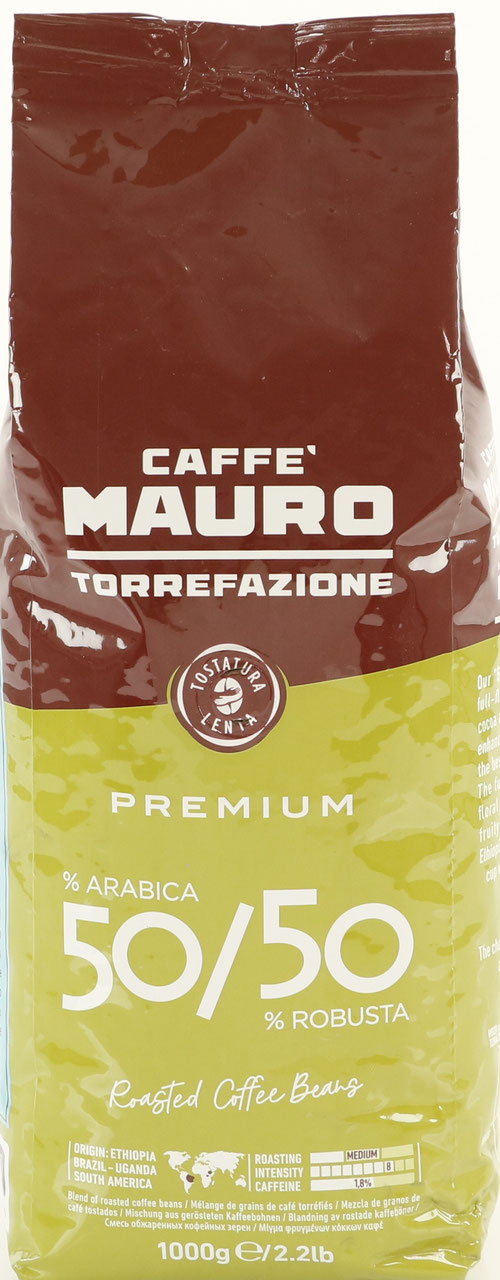 Caffé Mauro - "Premium" in ganzen Bohnen